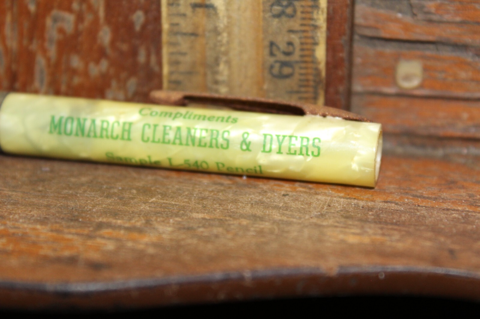 Vintage Mechanical Pencil Sample L-540 Monarch Cleaners