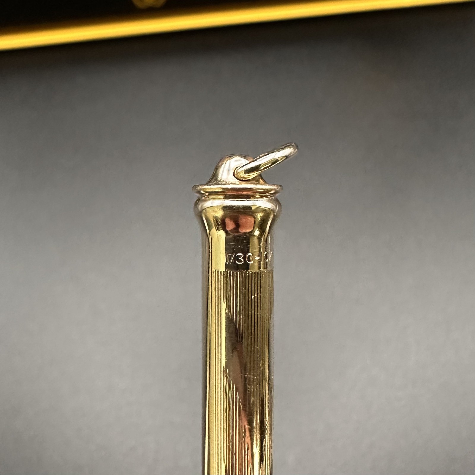 Vintage Cross Ringtop Mini Mechanical Pencil, 1/30 10K Gold Filled, c. 1920, USA