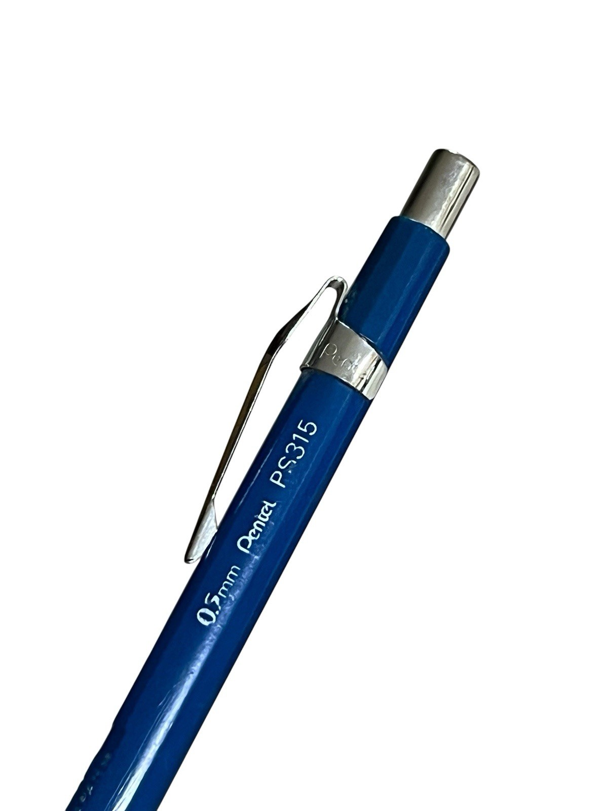 Vintage Pentel PS315 Blue Mechanical Pencil 0.5mm Extra Lead