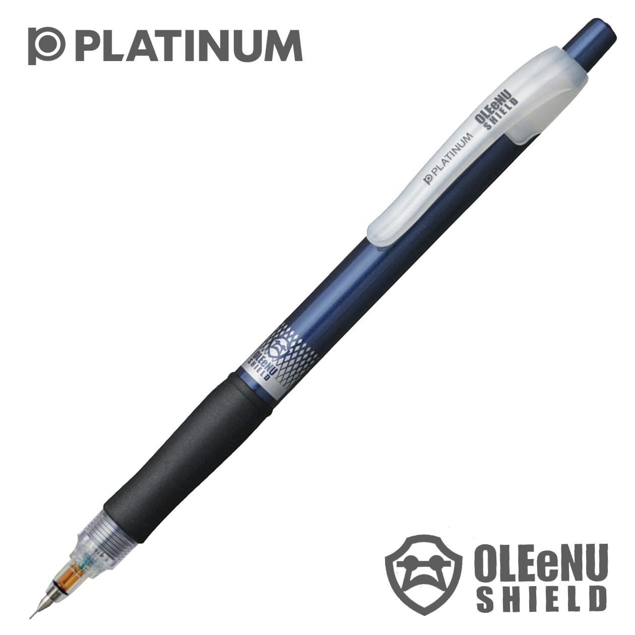 PLATINUM OLEeNU SHIELD Shock Resistant Mechanical Pencil 0.5mm Made in Japan