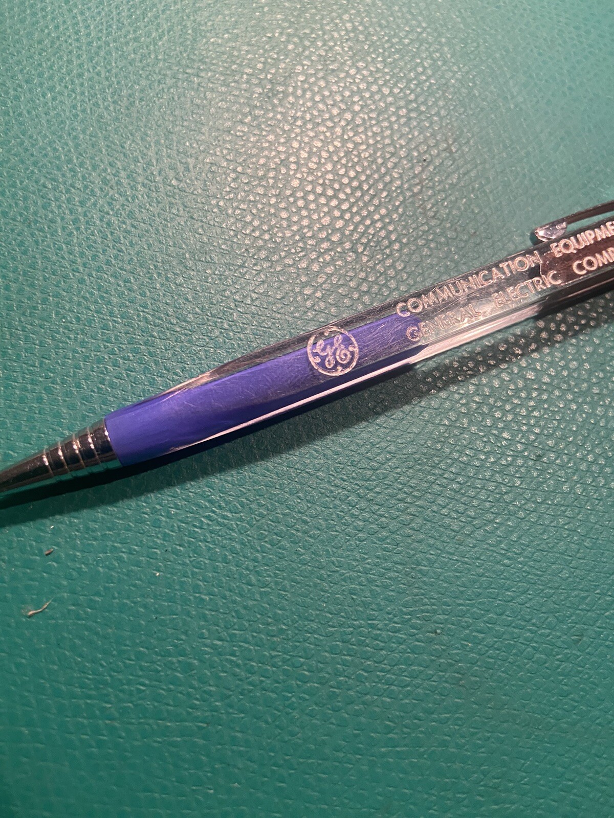 Vintage General Electric Communication Equipment Mechanical Pencil Square Clear