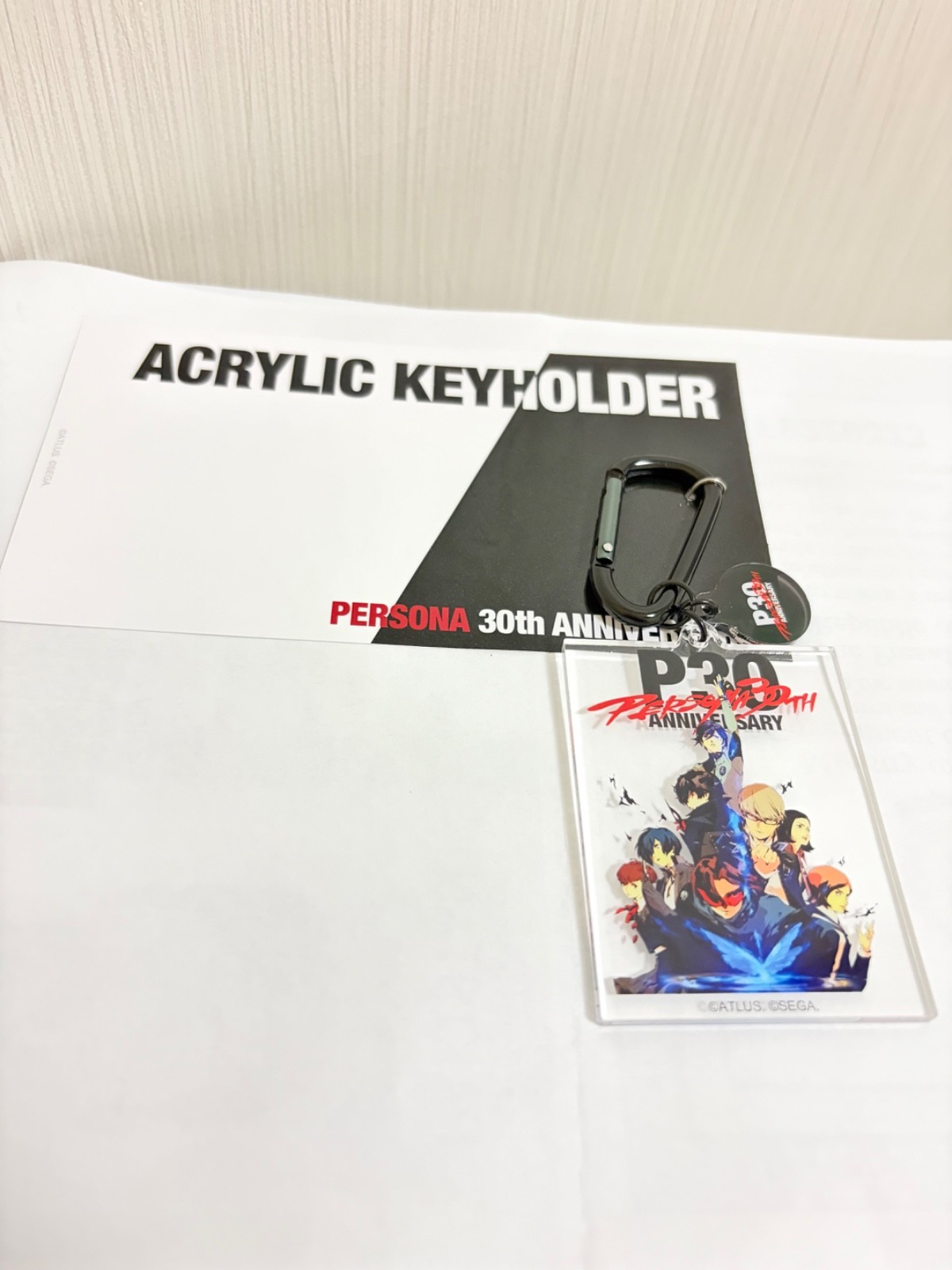 Studio Ghibli Whisper of the Heart Pen & Persona 30th Anniv Acrylic Keychain