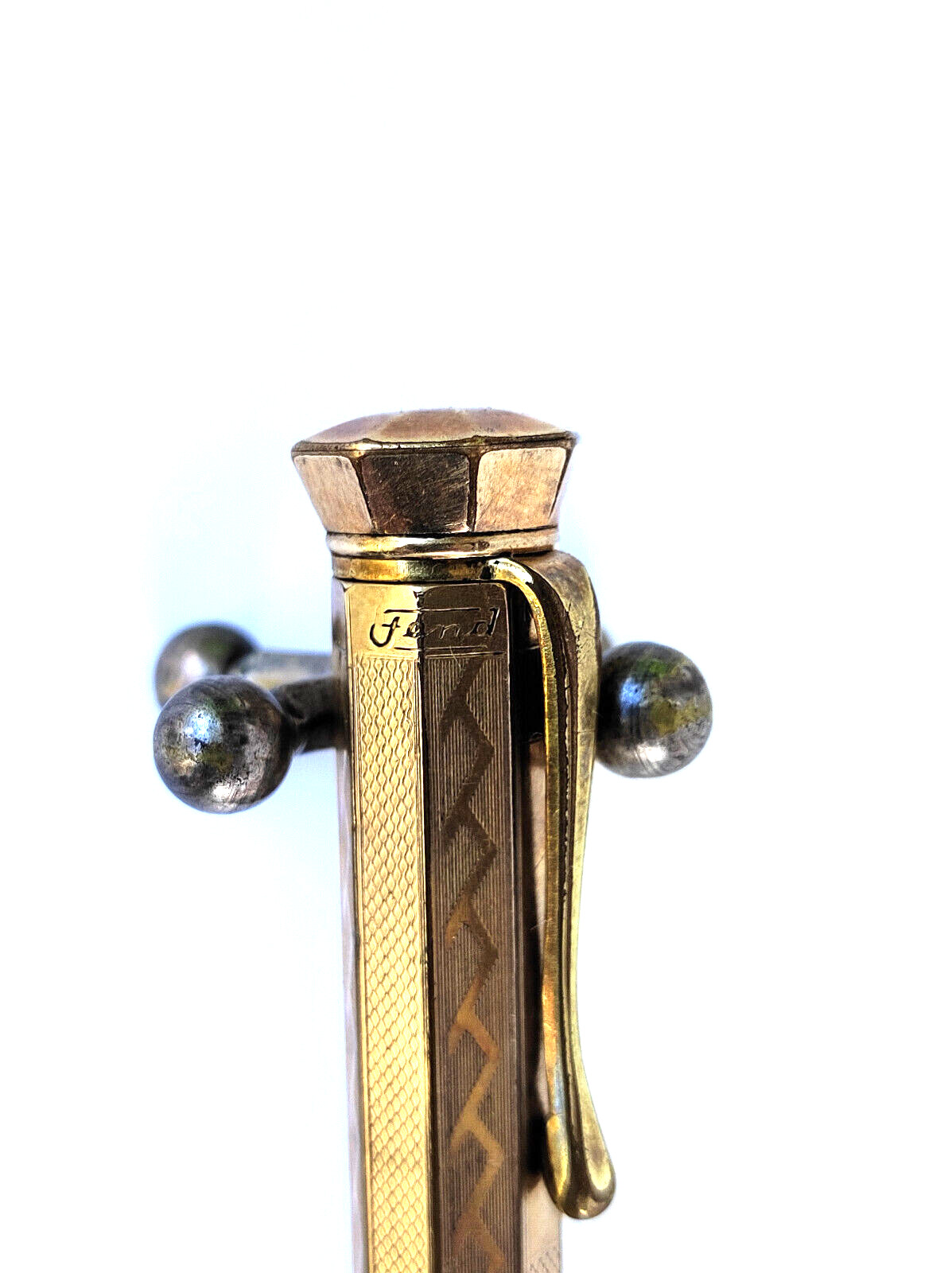 FEND Norma Patent, 4 Color Mechanical Pencil, Germany – 1930’s, Rare Gold Plated