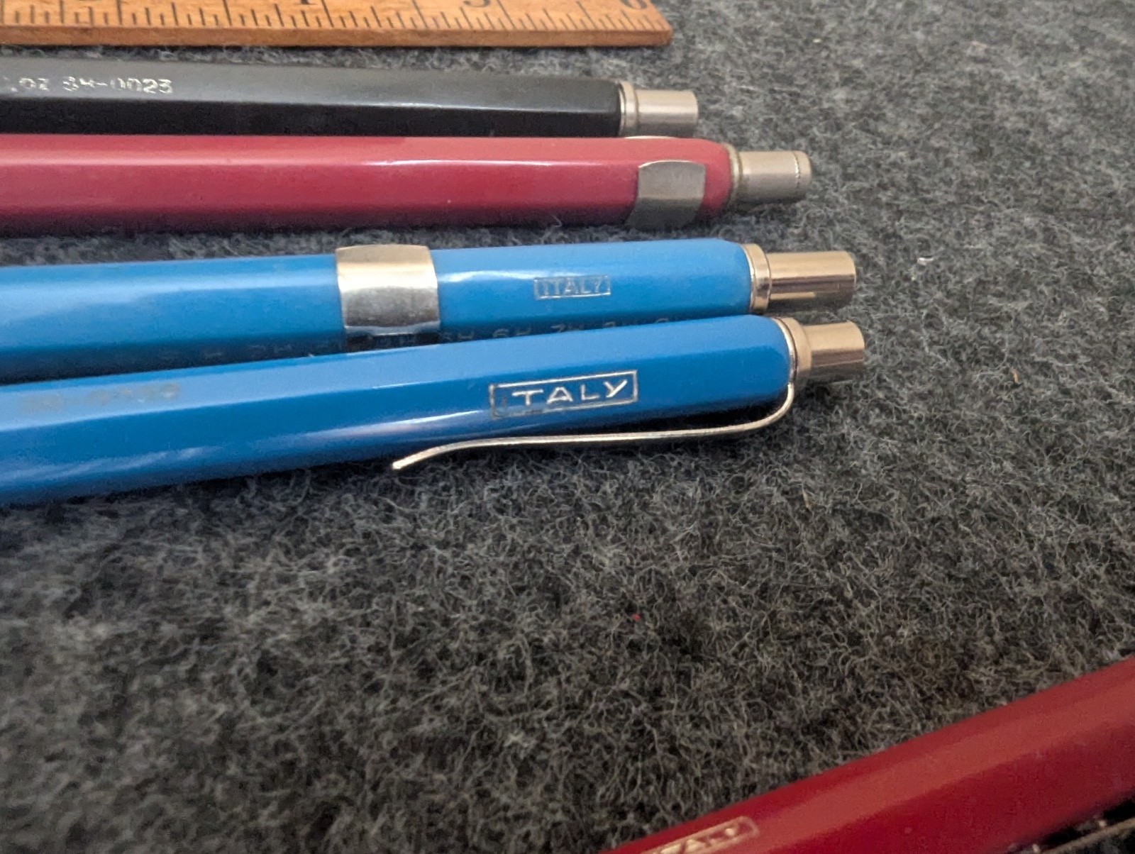 Lot of 5 Charvoz 38-0023 + 38-022 Drafting Lead Holders Italy JM