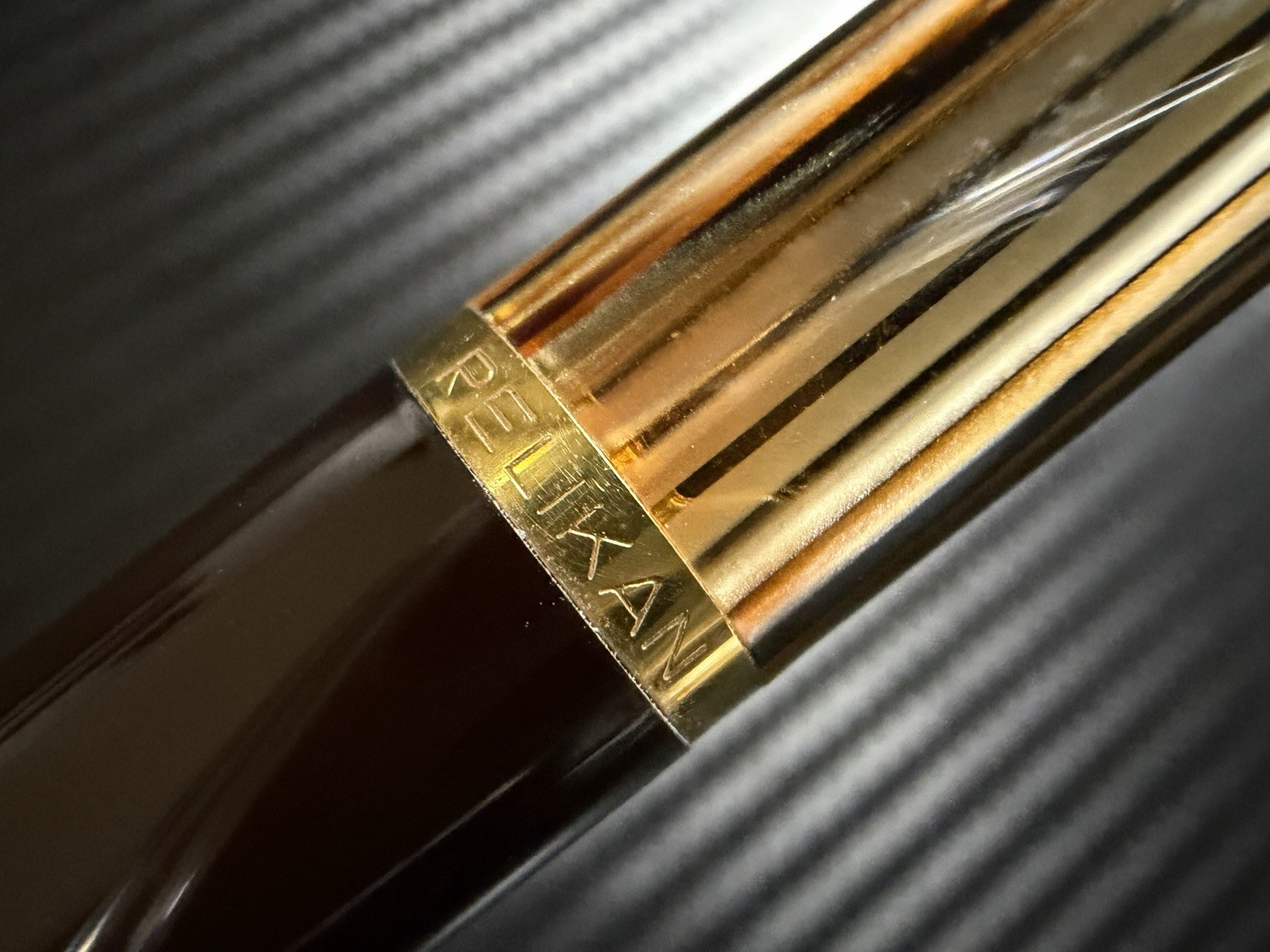 Pelikan W.-Germany D400 Brown Stripe 0.5mm Mechanical Pencil excellent