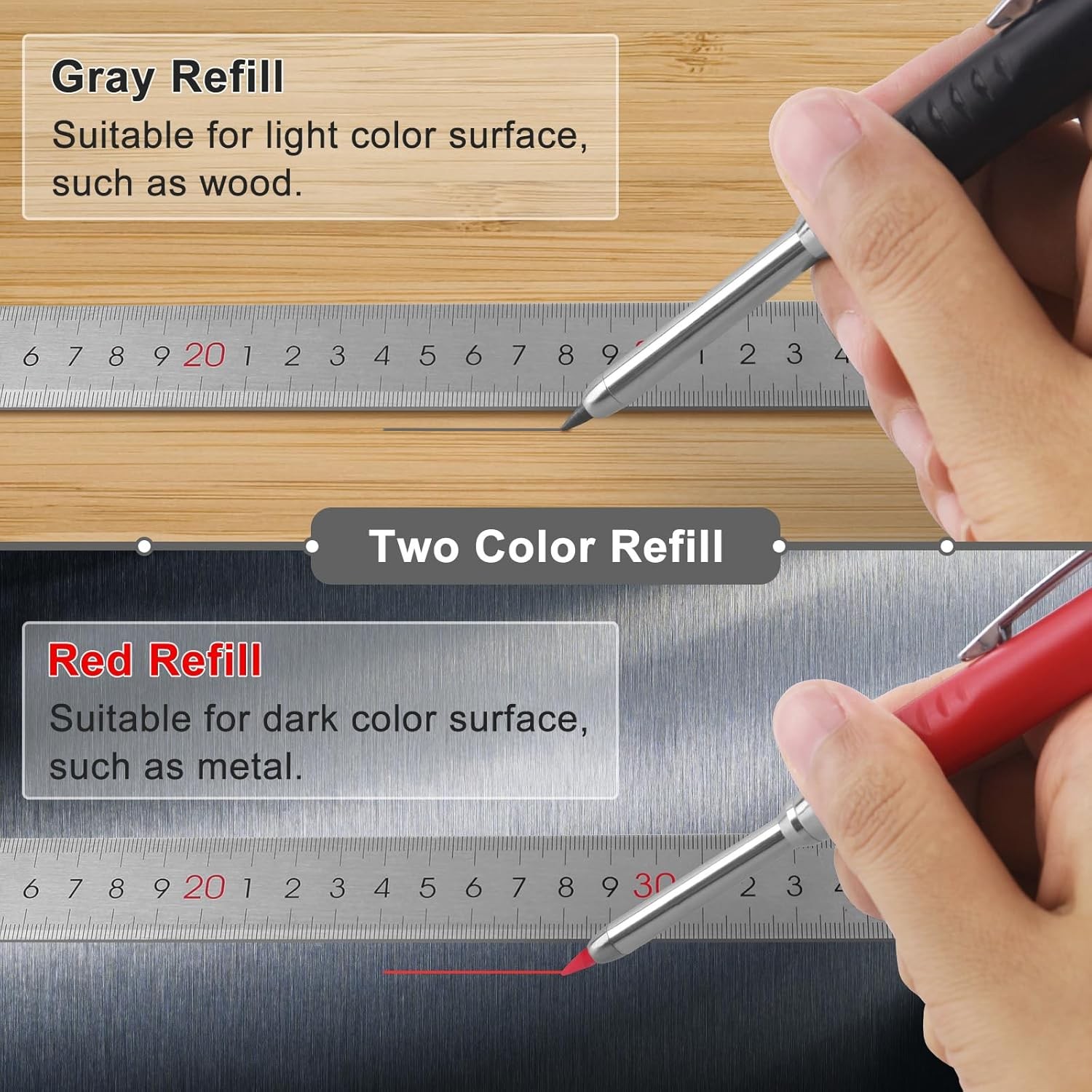 Carpenter Pencils Mechanical Pencils 12 Refills Upgraded Construction Set