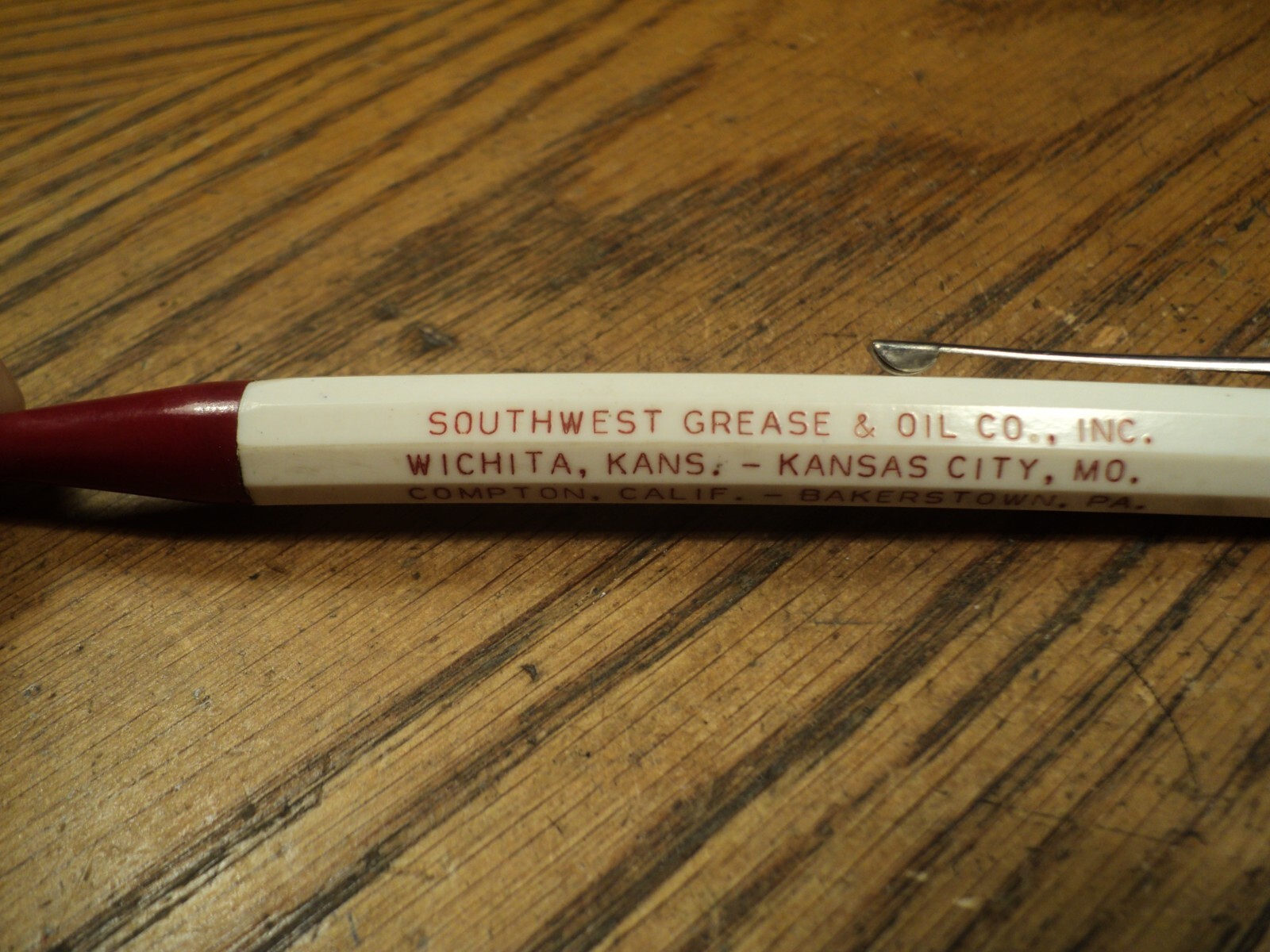 Vintage Autopoint Mechanical Pencil Southwest Grease & Oil Co 5-5/8″ Long USA B