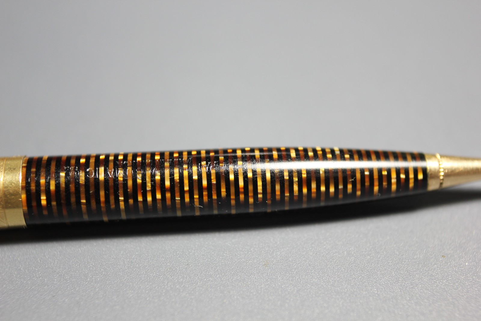 Rare Parker Imperial Vacumatic Pencil Gold Filled *Made in Canada, Golden Pearl