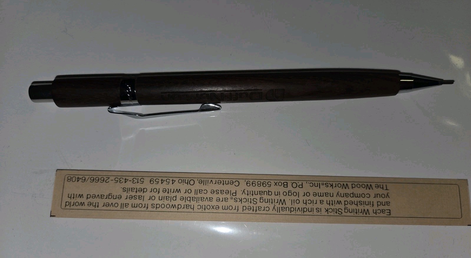 Pentel Mechanical Rosewood Pencil, Tube, Paperwork, Advertising, Writing Stick,