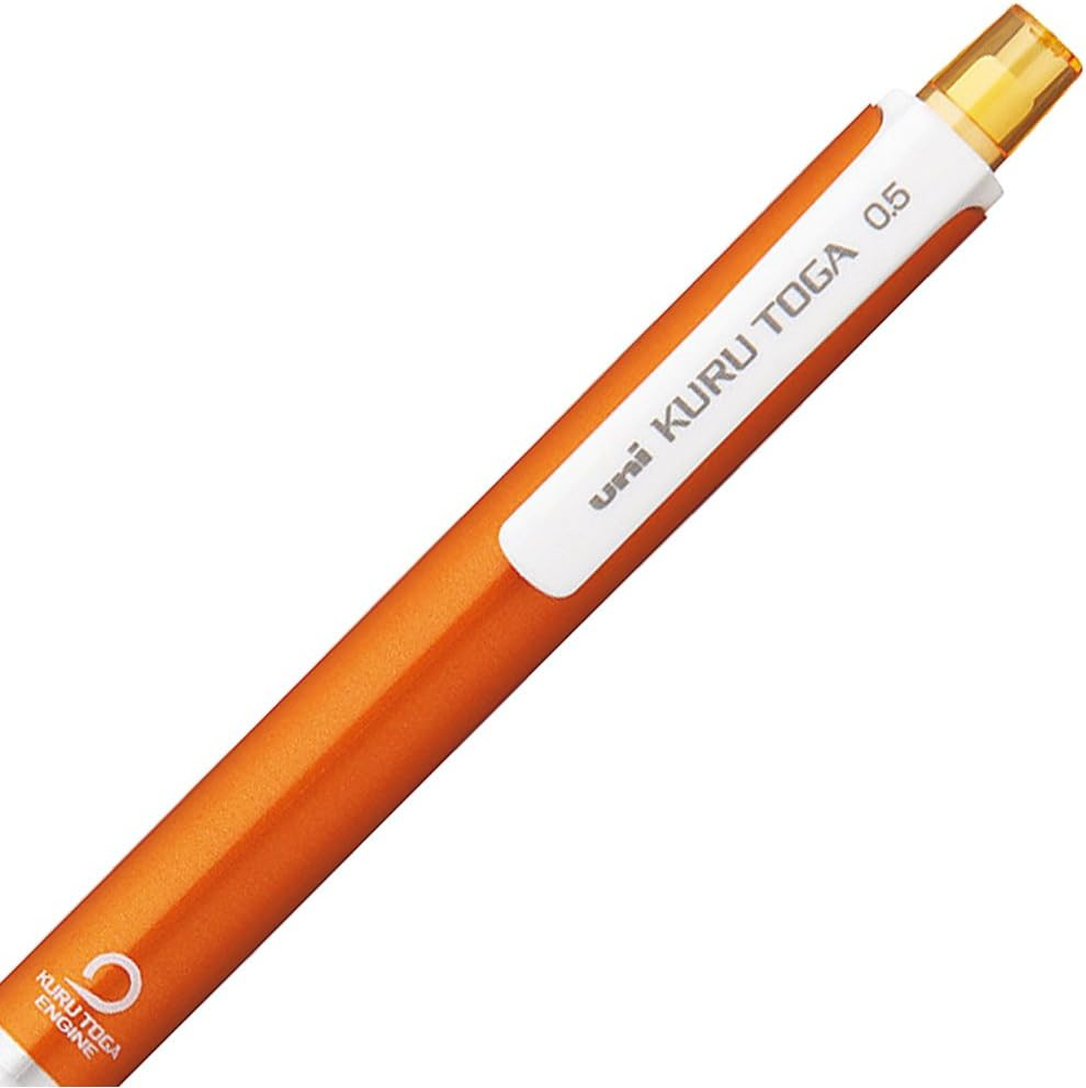 Kurutoga Mechanical Pencil Standard, 0.5Mm, Orange (M54501P.4)