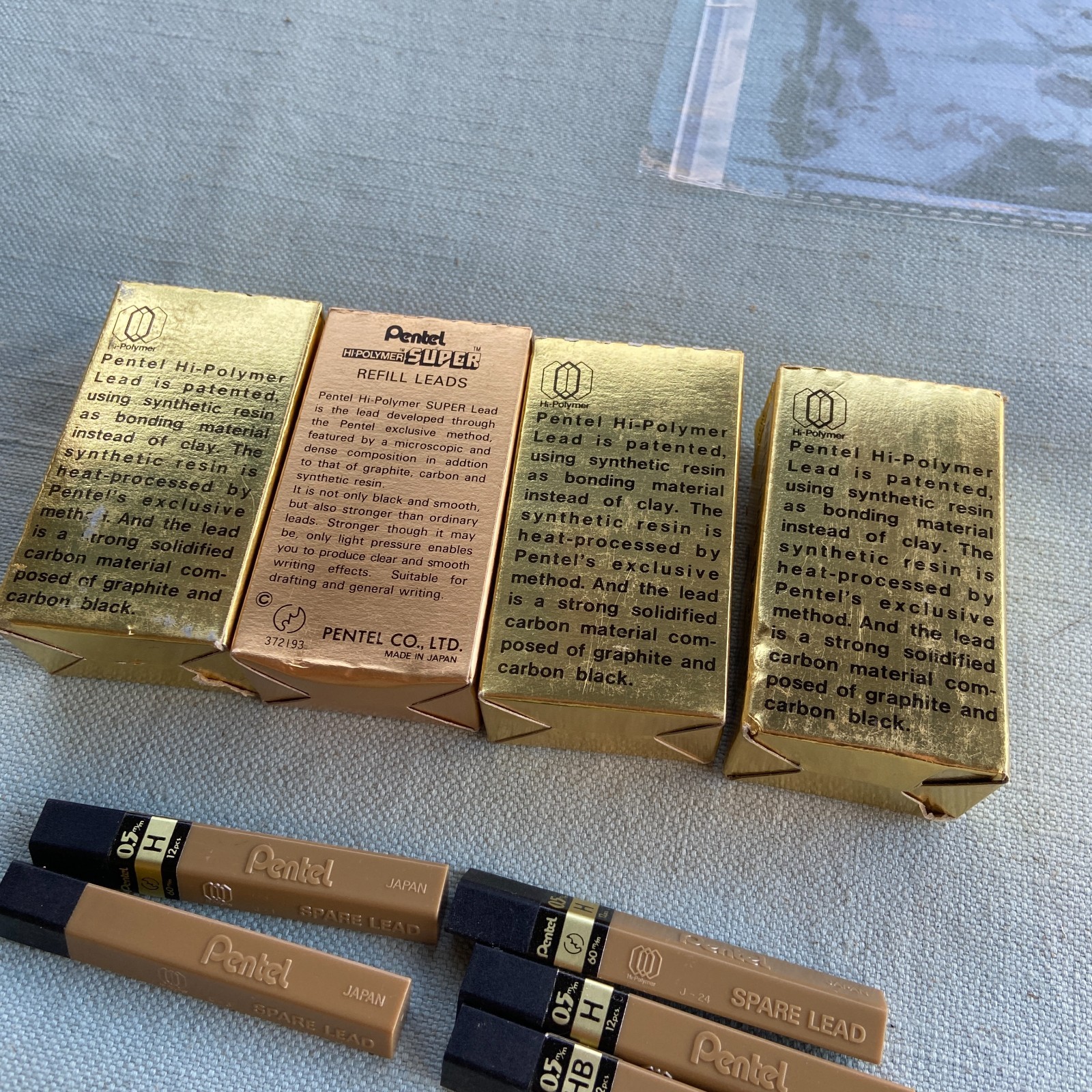 Vintage Drafting Pentel 5 S55 Parker Zebra M-301 Pencil 0.5 m/m 4H HB Lead Lot M