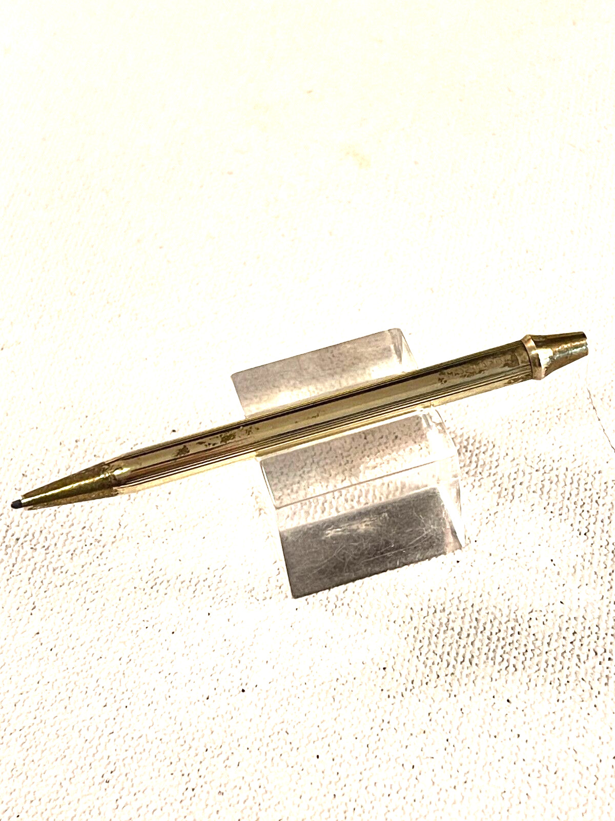 Vintage 3″ MIdget twist Gold Pencil “Made in Japan” 1.1 m lead Excellent Case