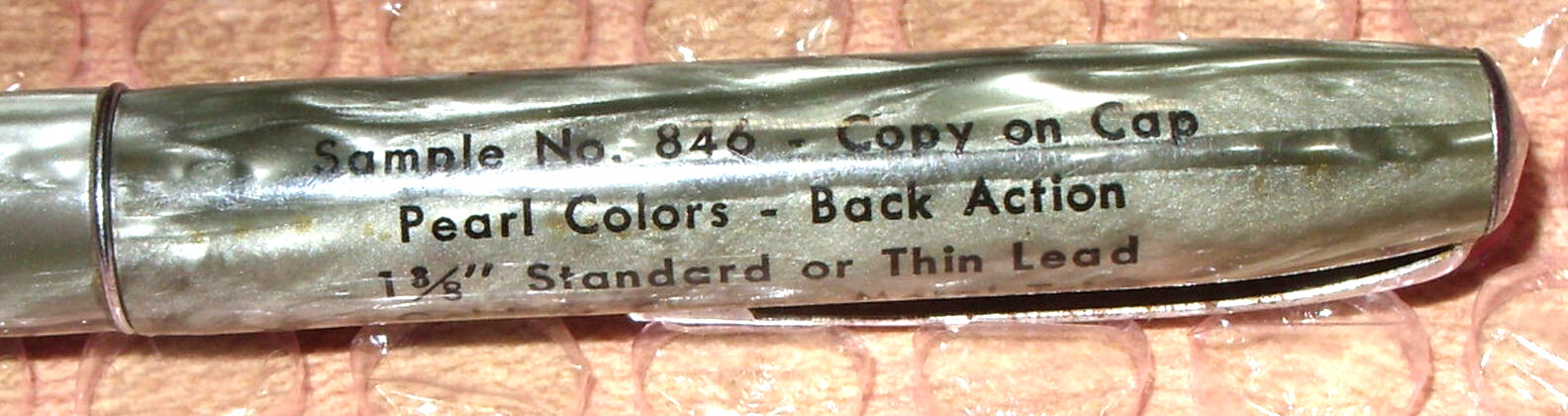 VINTAGE RITEPOINT SALESMAN SAMPLE MECHANICAL PENCIL