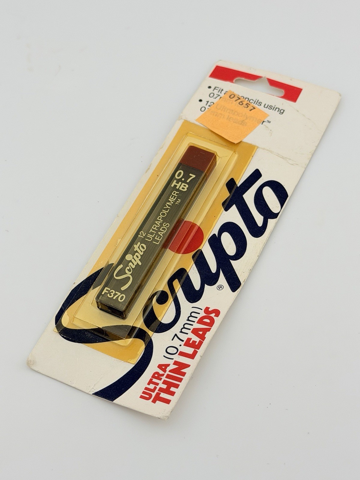 RARE Vintage Scripto Pencil Refill Lead .7mm HB 12 Ultrapolymer Leads Thin F379