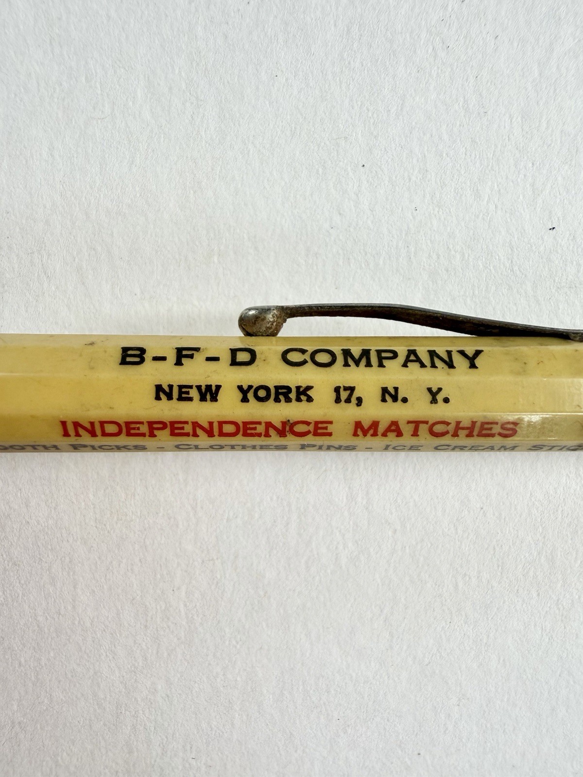 Vintage Redipoint Mechanical Advertising Pencil- BFD Company New York
