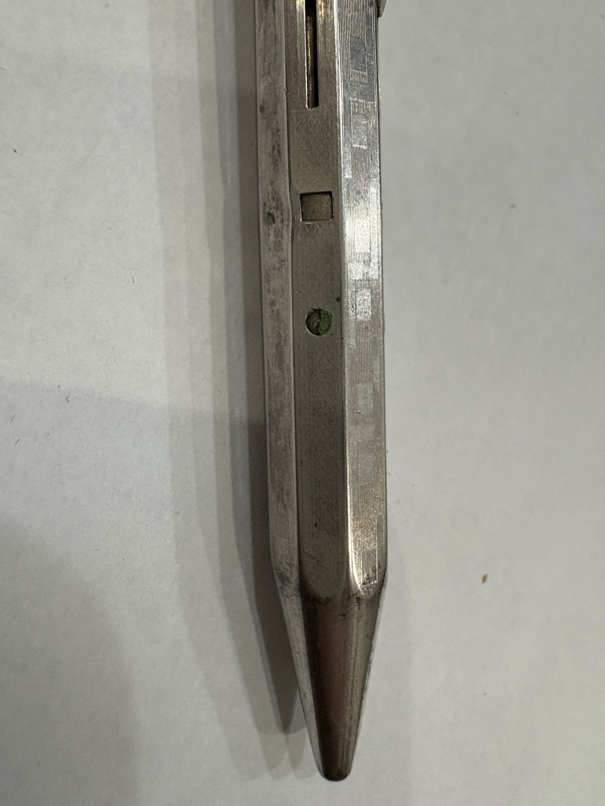 Antique 900 Silver 23.095g Ornate Mechanical Pin Marked 900