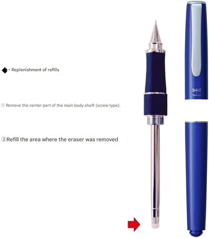 (Tombow Pencil) 0.5mm ZOOM 505sh Mechanical Pencil, Azure Blue