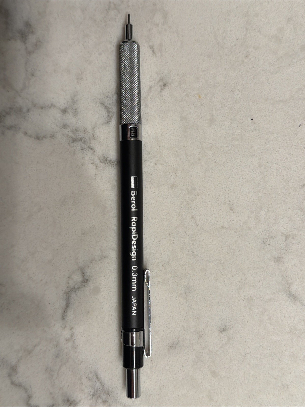 Vintage Berol RapiDesign 0.3mm Black Barrel Mechanical Pencil Great Condition