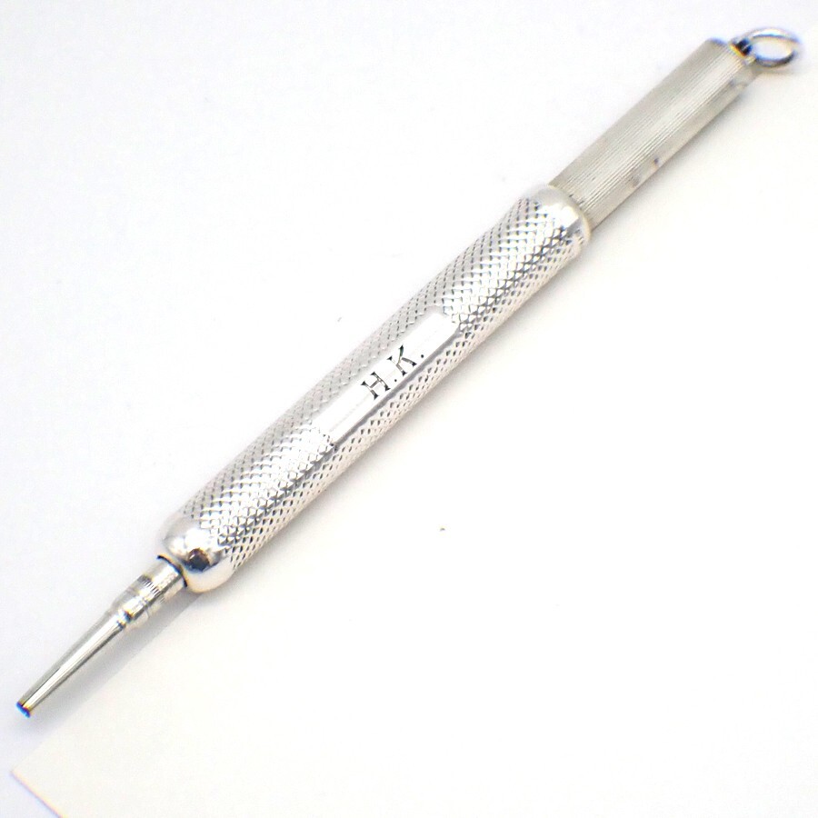 Retractable Pencil Sterling Silver Mono HK