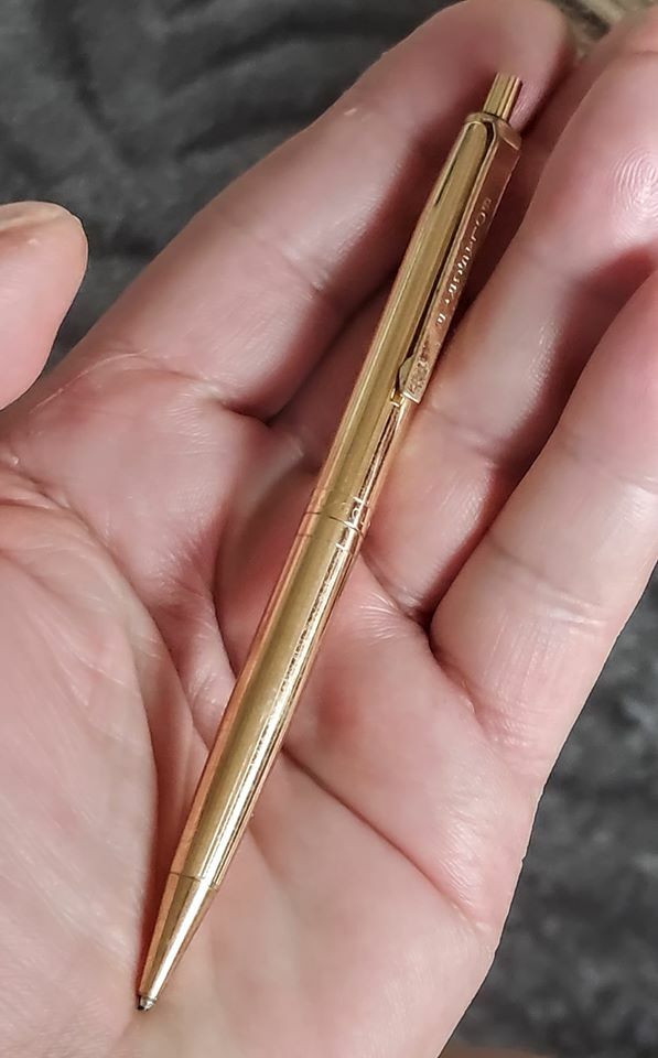 🔴BOLASCRIP Marked Walzgold Rolled Gold Mechanical Pencil – 1970s Germany🔴
