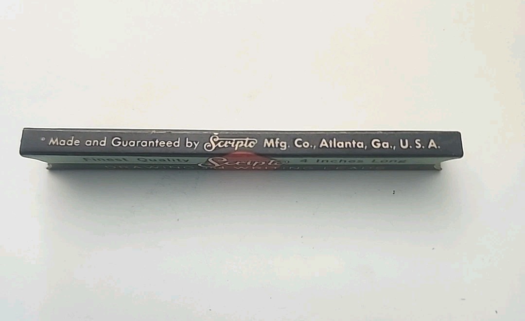 Vintage Scripto Drawing Writing Leads 4 Inches Long 180 HB