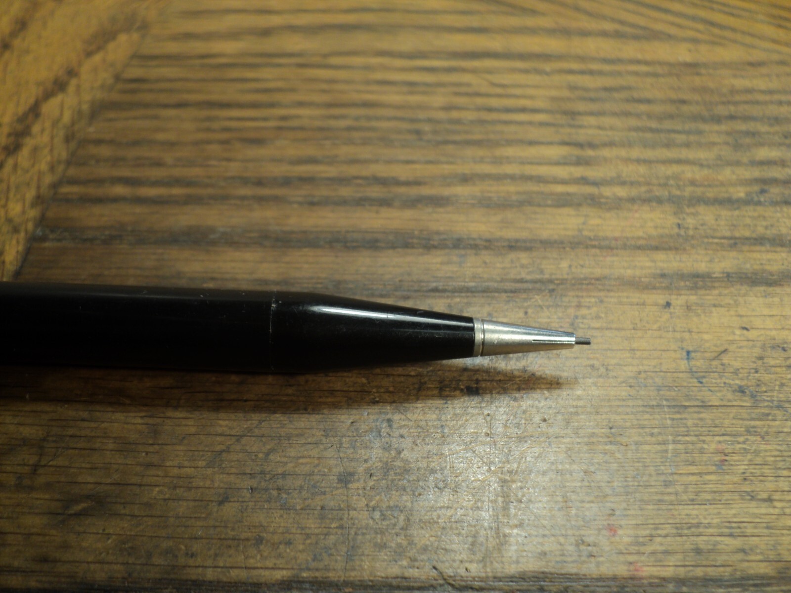 Vintage Autopoint Mechanical Pencil Black Body & Tip 5-11/16″ Long
