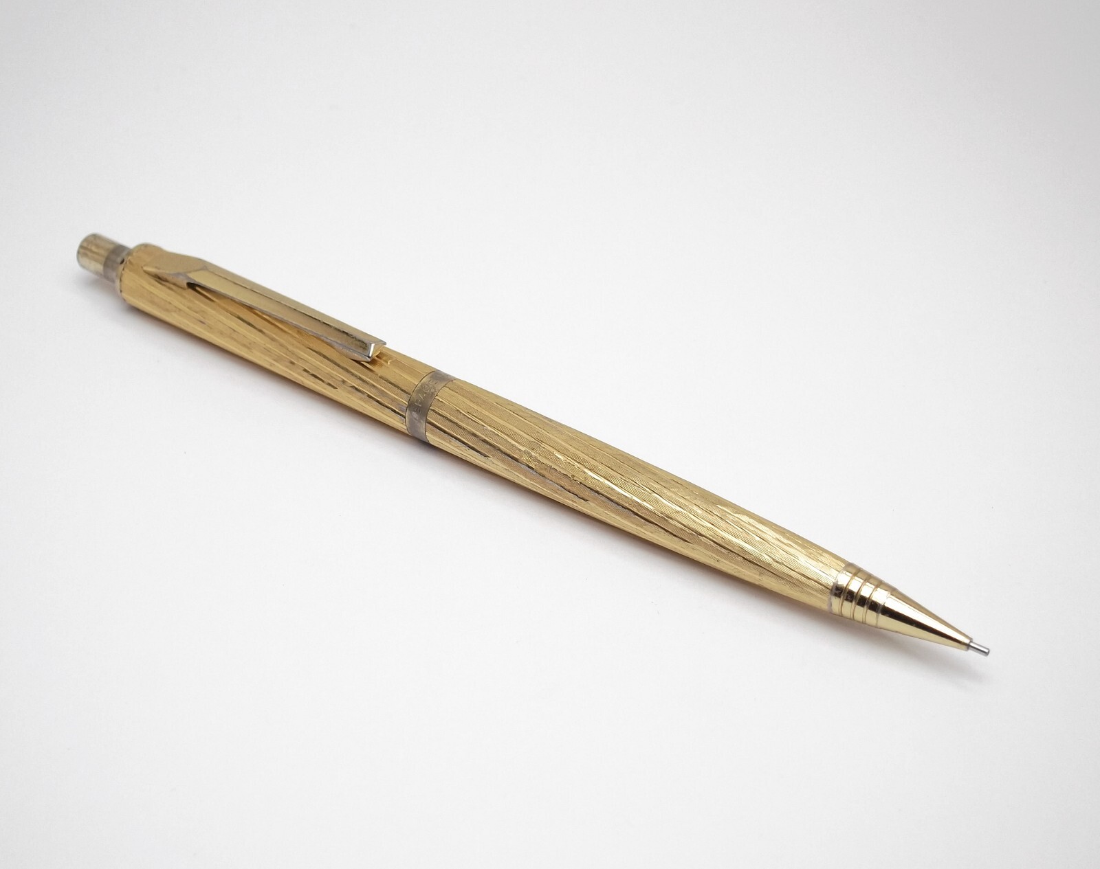 Vintage Space Man Gold Trim Mecahnical Pencil 0.05m
