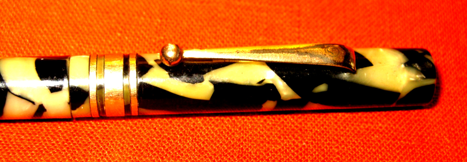 PRE-OWNED 5-1/4″LONG TORTOISE SHELL MECHANICAL PENCIL 1.18MM LEAD