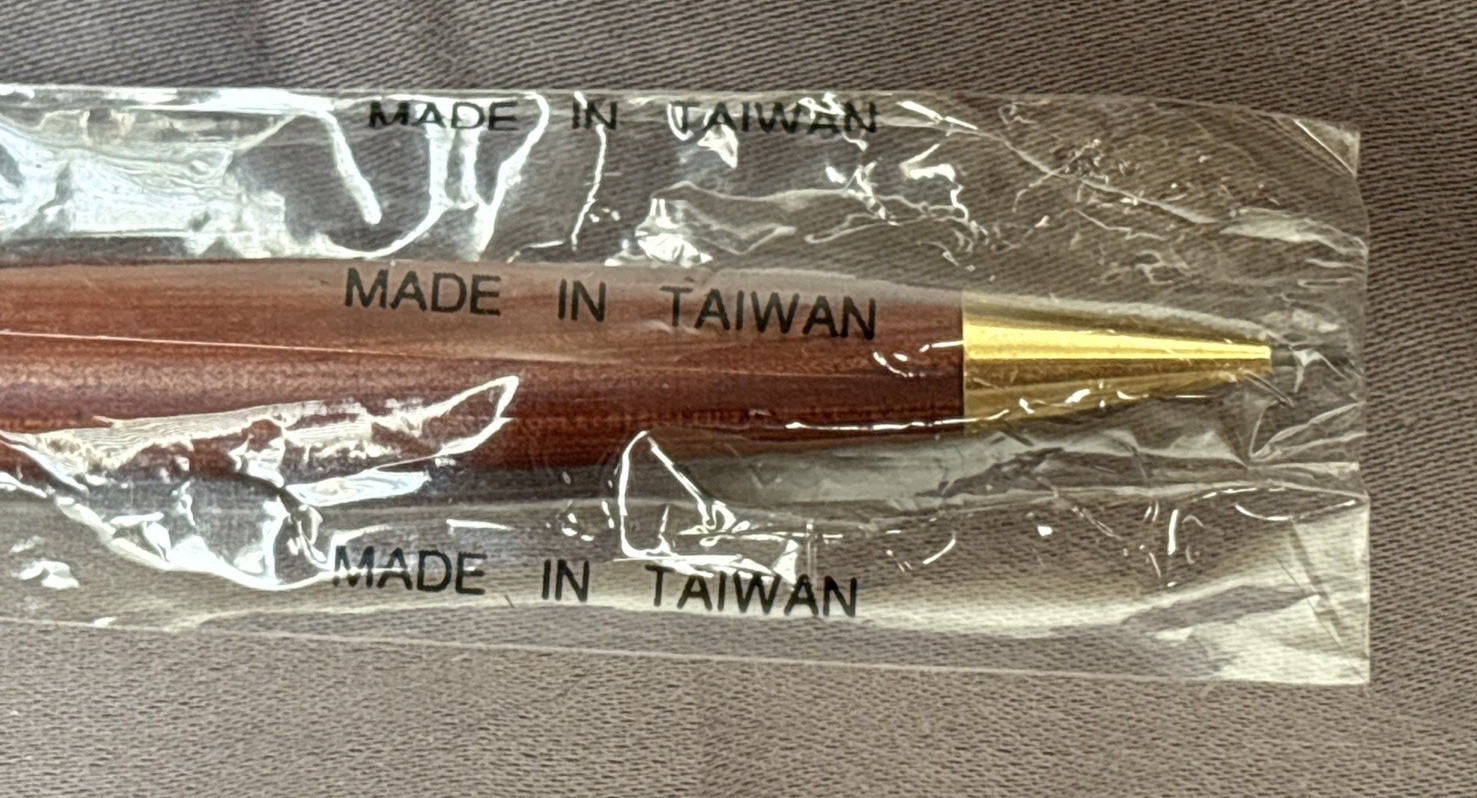 Dade Paper branded Mechanical Rosewood Wooden Pencil Plastic Tube