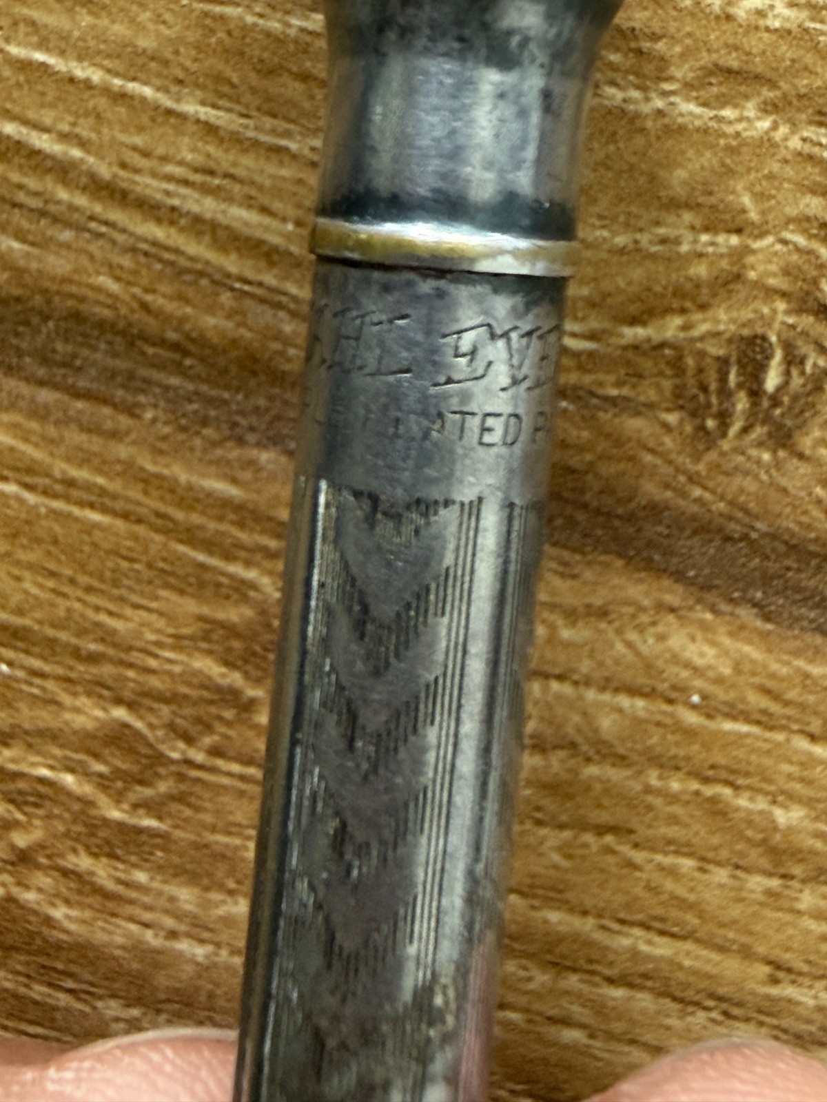 Wahl Eversharp 4” Triple Plated Mechanical Pencil Good Condition Has Wear Works
