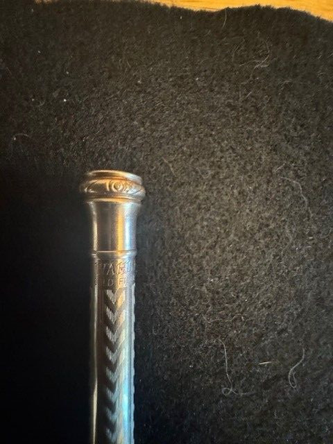 Vintage Wahl EverSharp Gold Filled Twist Mechanical Pencil Cascading Pattern-4″