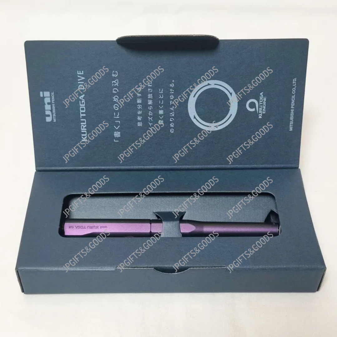 Uni Kuru Toga Dive 0.5mm Mechanical Pencil Aurora Purple NEW Kurutoga
