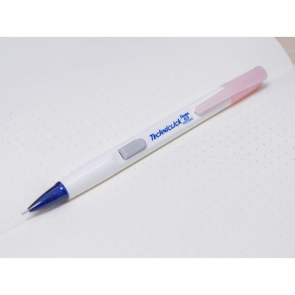 Pentel Techniclick 0.5 mm Mechanical Pencil Side Click Mixed Colors Set of 12