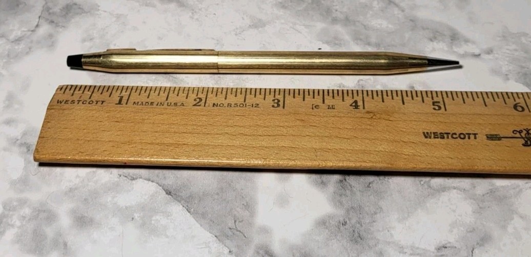 Vintage 10k Gold Filled Mechanical Pencil Home Office No Box Works Estate Find