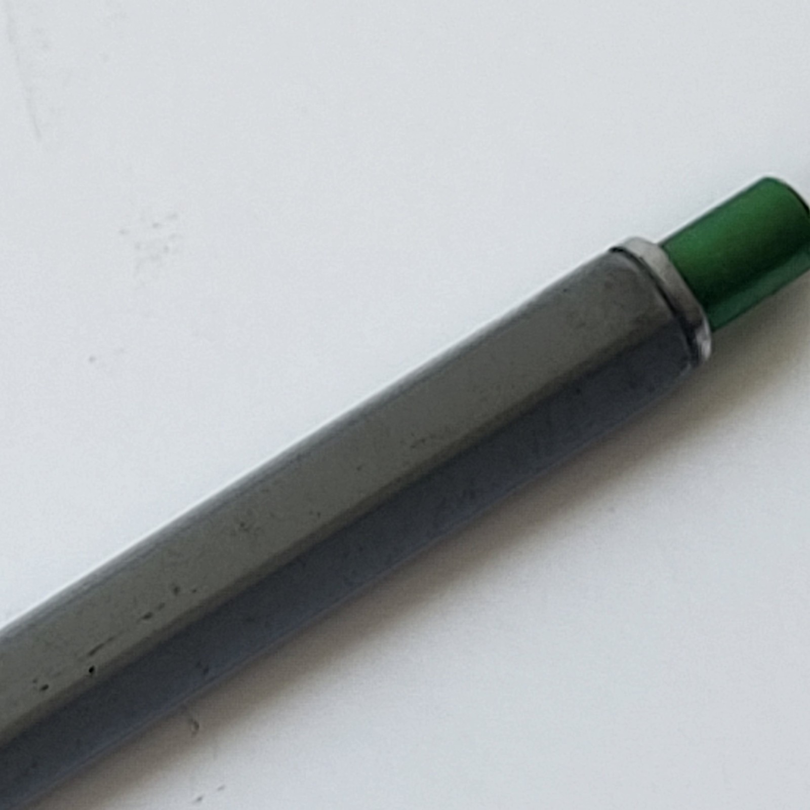 Vintage A.W. Faber Sure Grip 6803 Drafting Pencil Lead Clutch Silver Body US