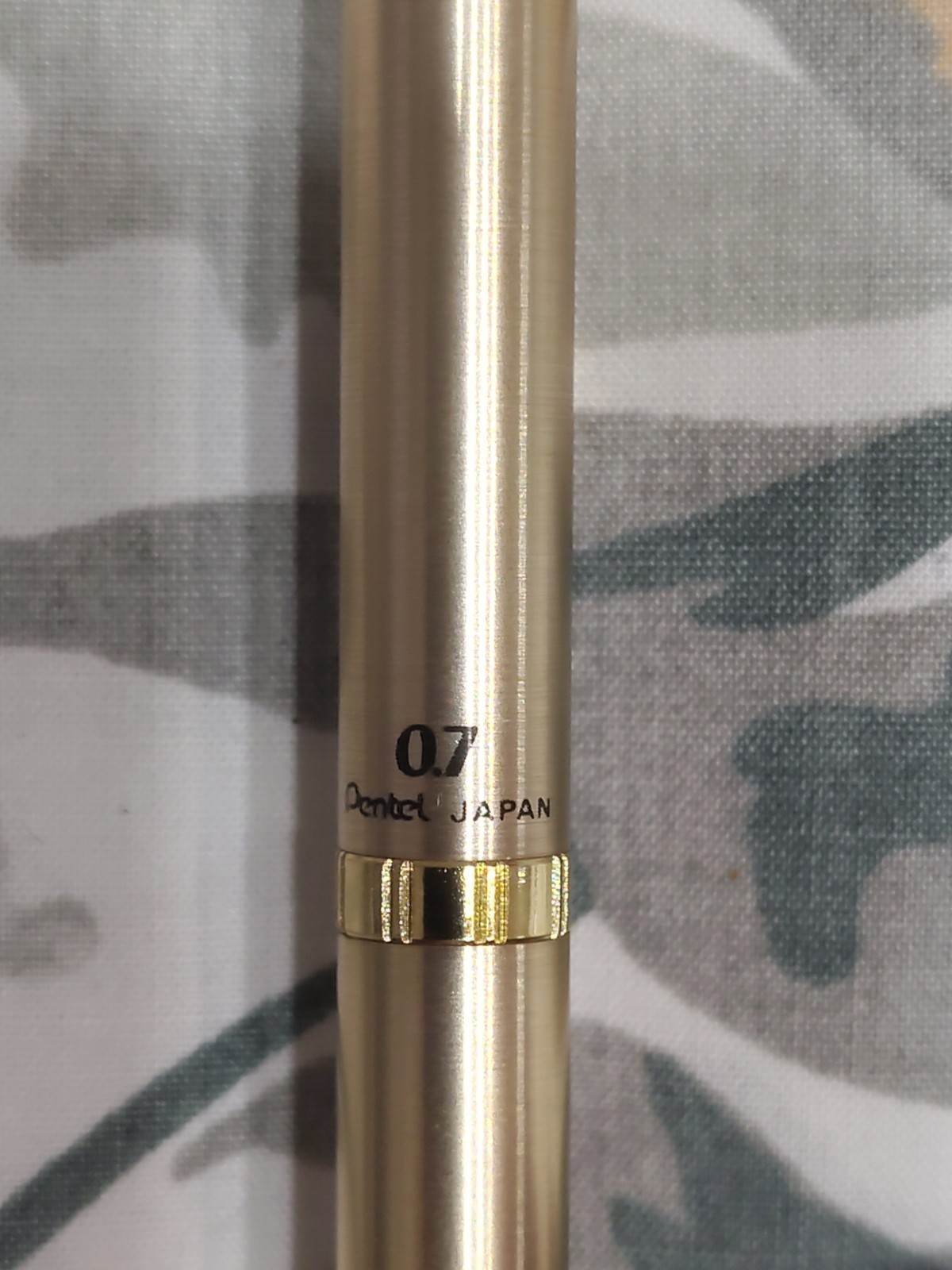 Pentel Excalibur Brushed Stainless Mechanical Pencil 0.7 Japan