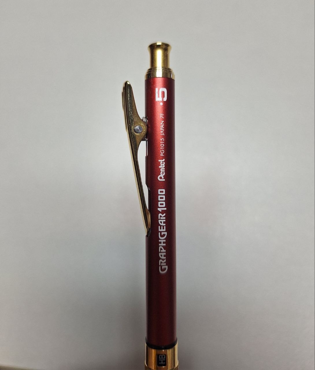 Pentel Graph Gear 1000 Limited 2018 mechanical pencil 0.5mm Graphgear Red & Gold
