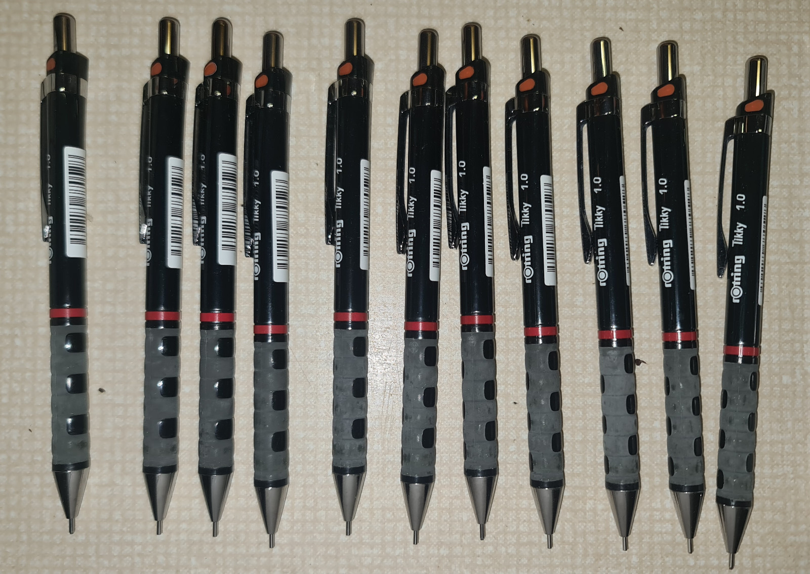 Big Lot 23 * Rotring TIKKY 1.0 mechanical pencils (1 full box+11/12 box) all NEW