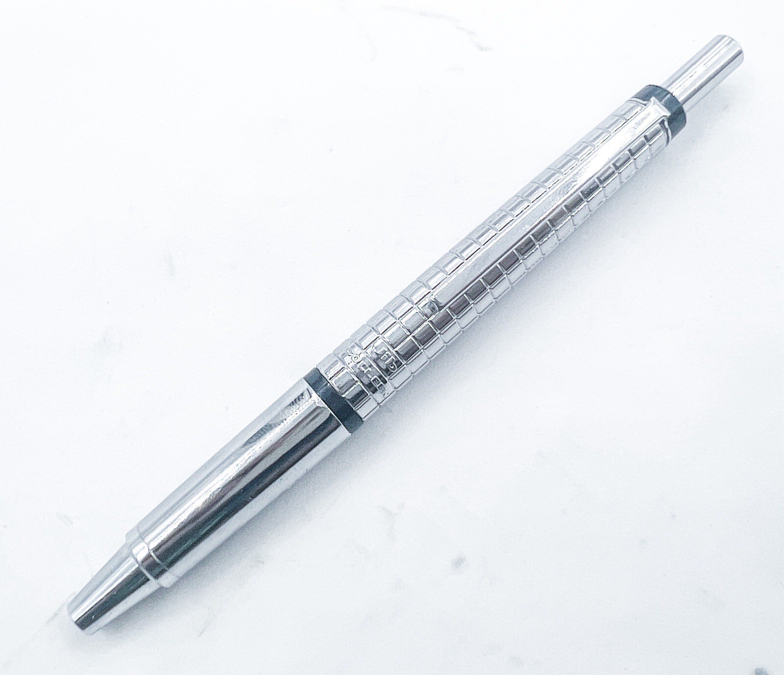Jib Colleen retractable Tip double push 0.5mm Mechanical Pencil Silver Color