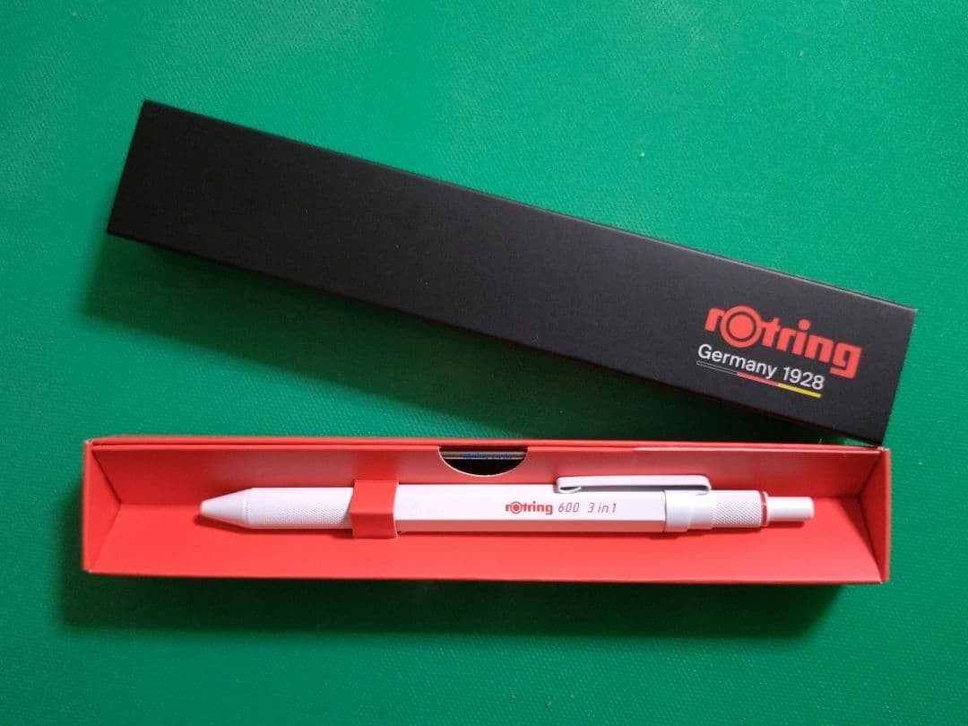 Rotring Composite Writing Instrument Rotring 600 3in1 White