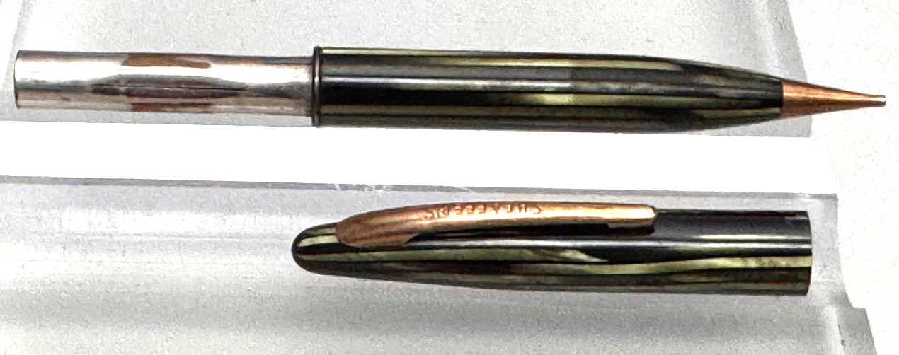 VINTAGE c1937 SHEAFFER BALANCE MECHANICAL PENCIL – MARINE GREEN