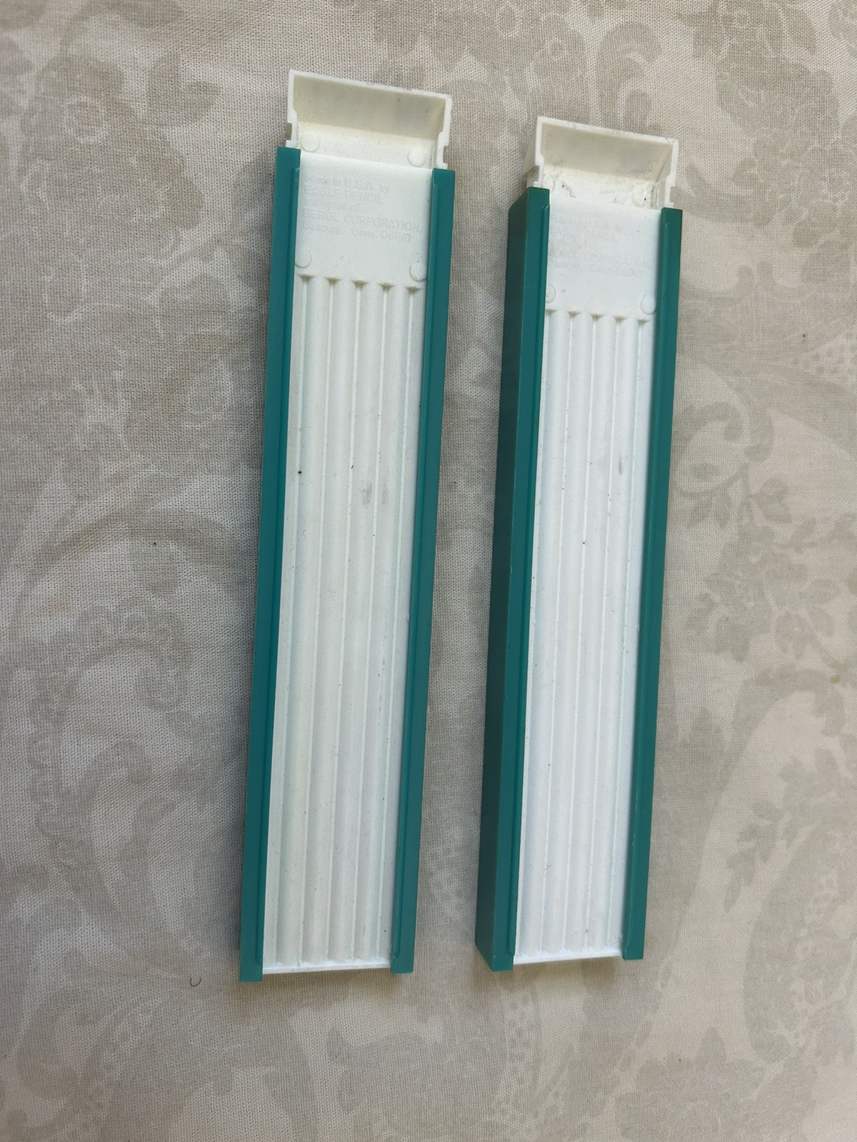 Vintage Lot of 2 Berol Turquoise Eagle (1 Doz) Drawing Leads 2375 HB Made In USA