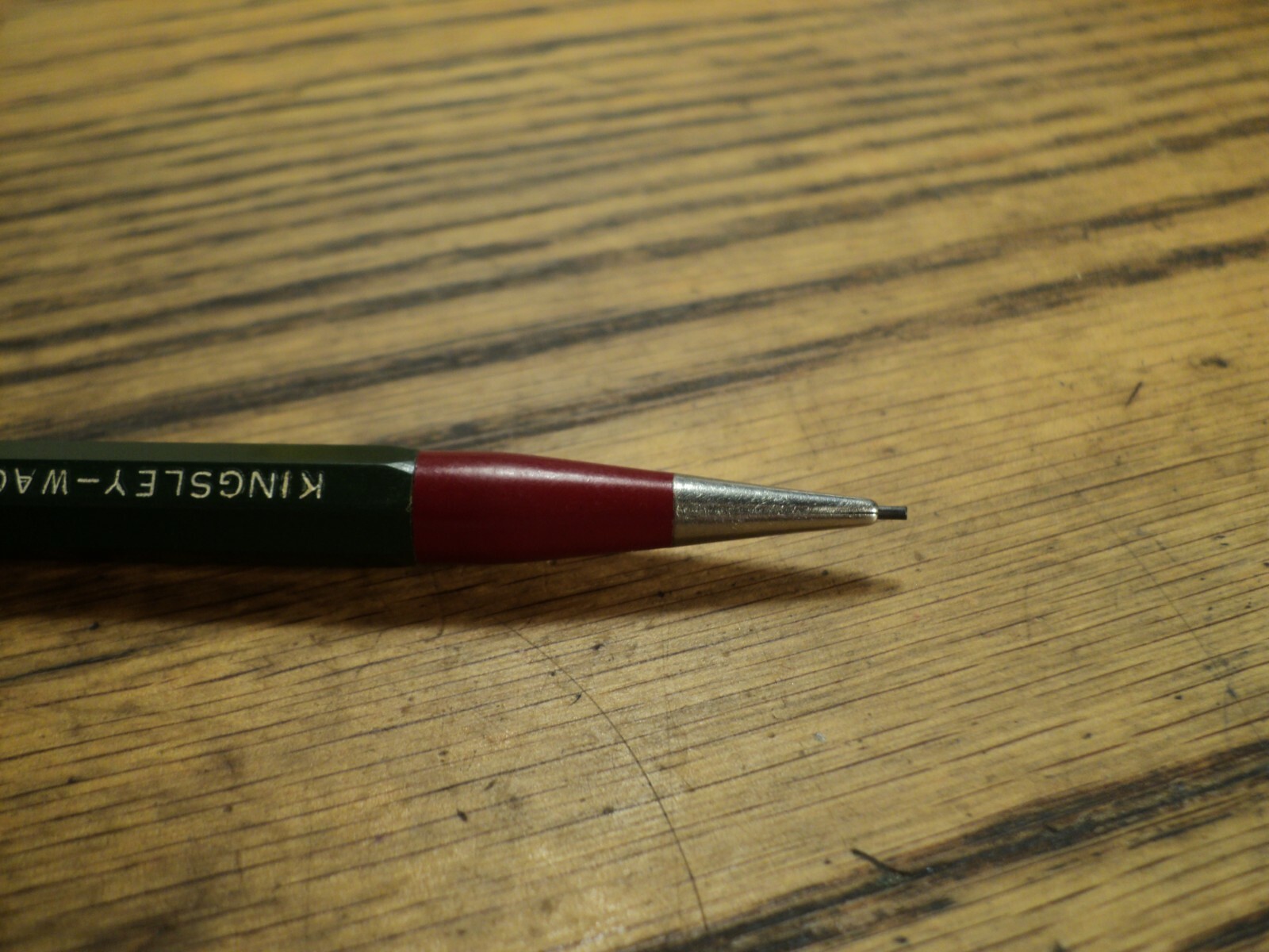 Vintage Autopoint Mechanical Pencil Kingsley Wagner Hutchinson Dark Green Body 2