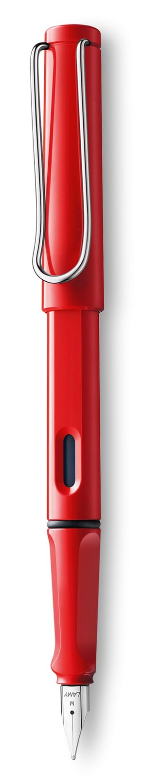 LAMY Medium Point Red Writing Instrument ABS Plastic Steel Nib Pack of 1