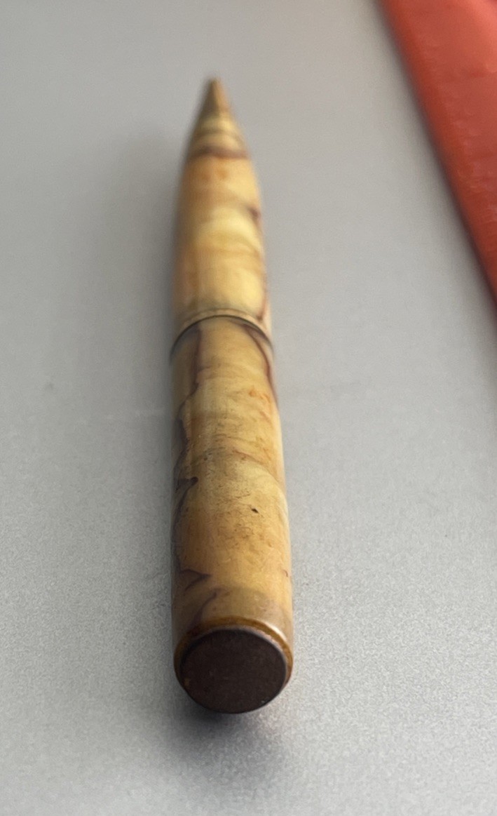 Vintage Parker Duofold Mechanical Pencil Twist Gold Accent -Working