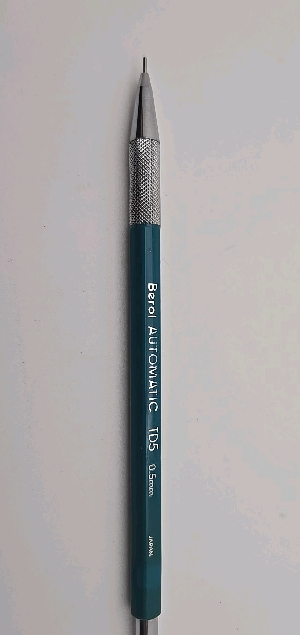 Berol TD5 0.5mm Automatic Drafting Pencil Turquoise, Vintage, Made in Japan