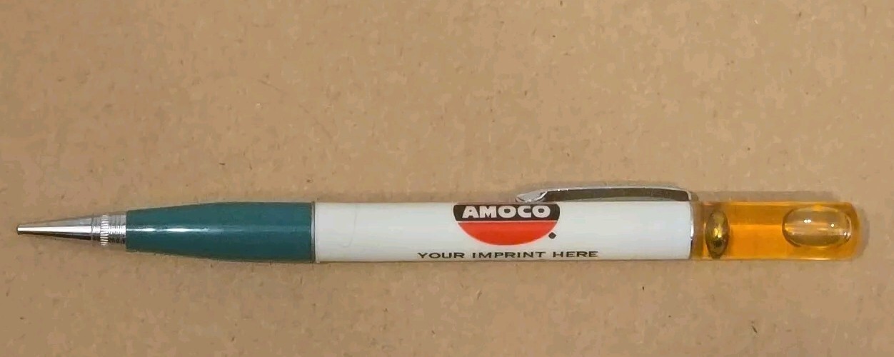 Vintage Ritepoint Mechanical Pencil Amoco 300 Motor Oil Salesman Sample