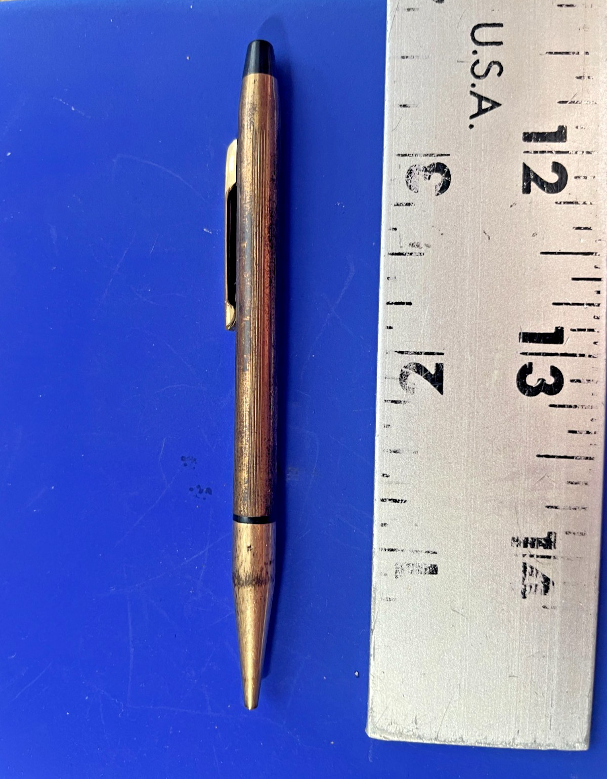 Vtg AT Cross 10 Kt Gold Filled Mini Miniature Pencil – 3″
