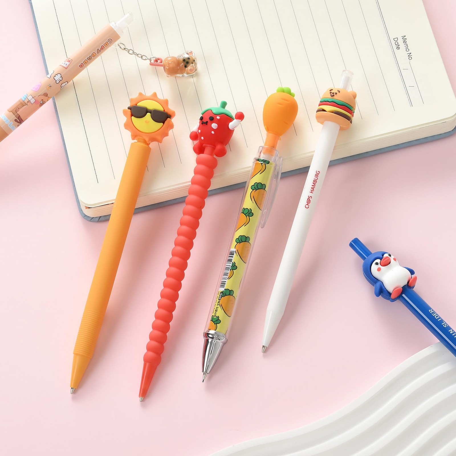 Jollin 12PCS Cute Kawaii Mechanical Pencils 12 Count (Pack of 1), style mixed