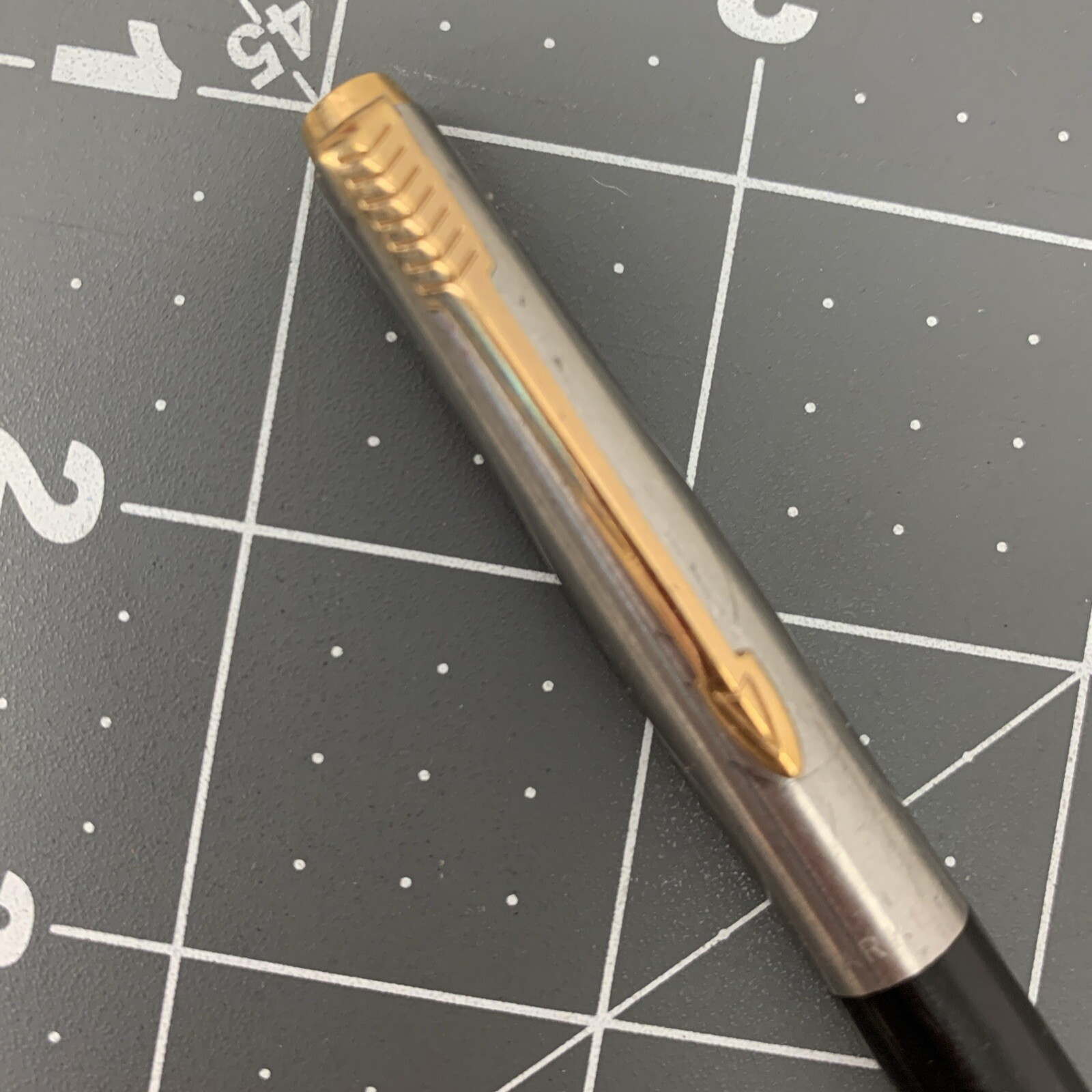 Vintage Parker Gold Arrow Black Barrel Mechanical Pencil Made In USA